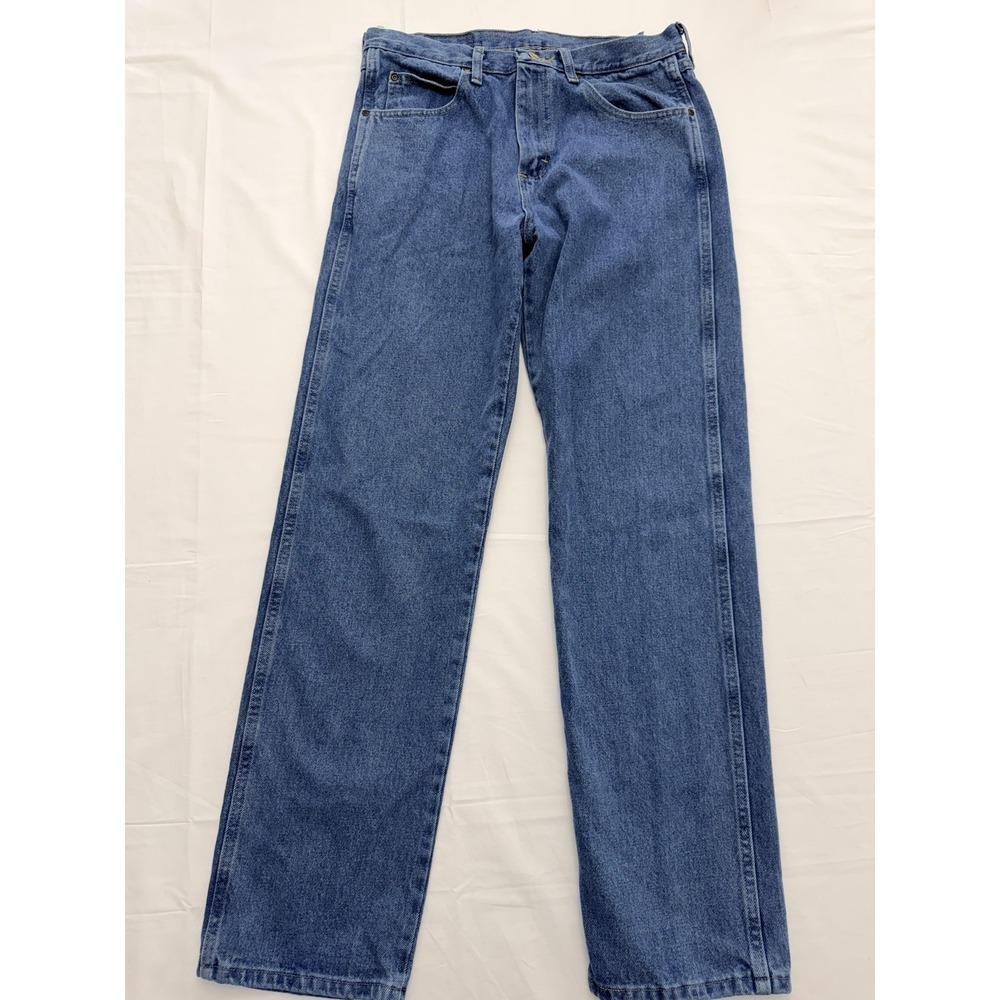 Blue Ridge Jeans Mens 32x34‎ Blue Medium Wash Regular Straight Denim Pants